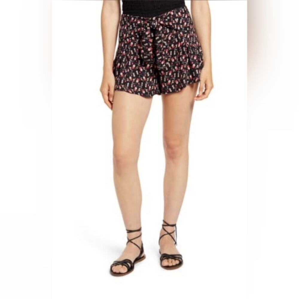 Kirious Smocked Waist Tie Skort Black Size XS - Picture 13 of 14